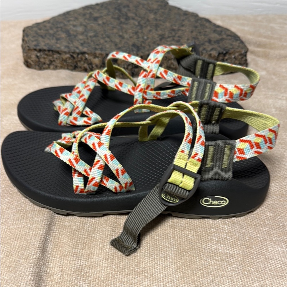 Chaco Z Cloud Multicolor Strappy Sandals
